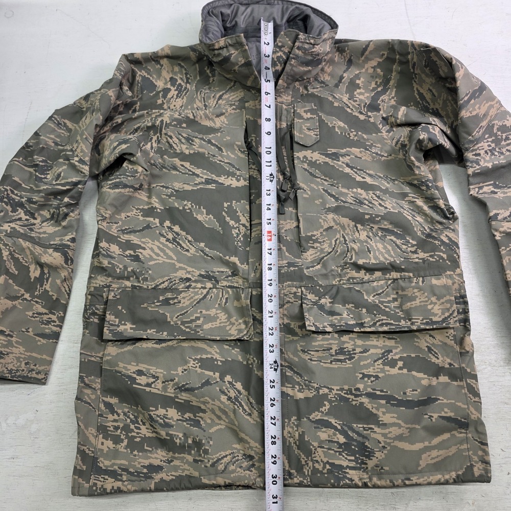 USAF Air Force Digital Camo Jacket Regular Parka All Purpose Gortex Military Med - Picture 10 of 10